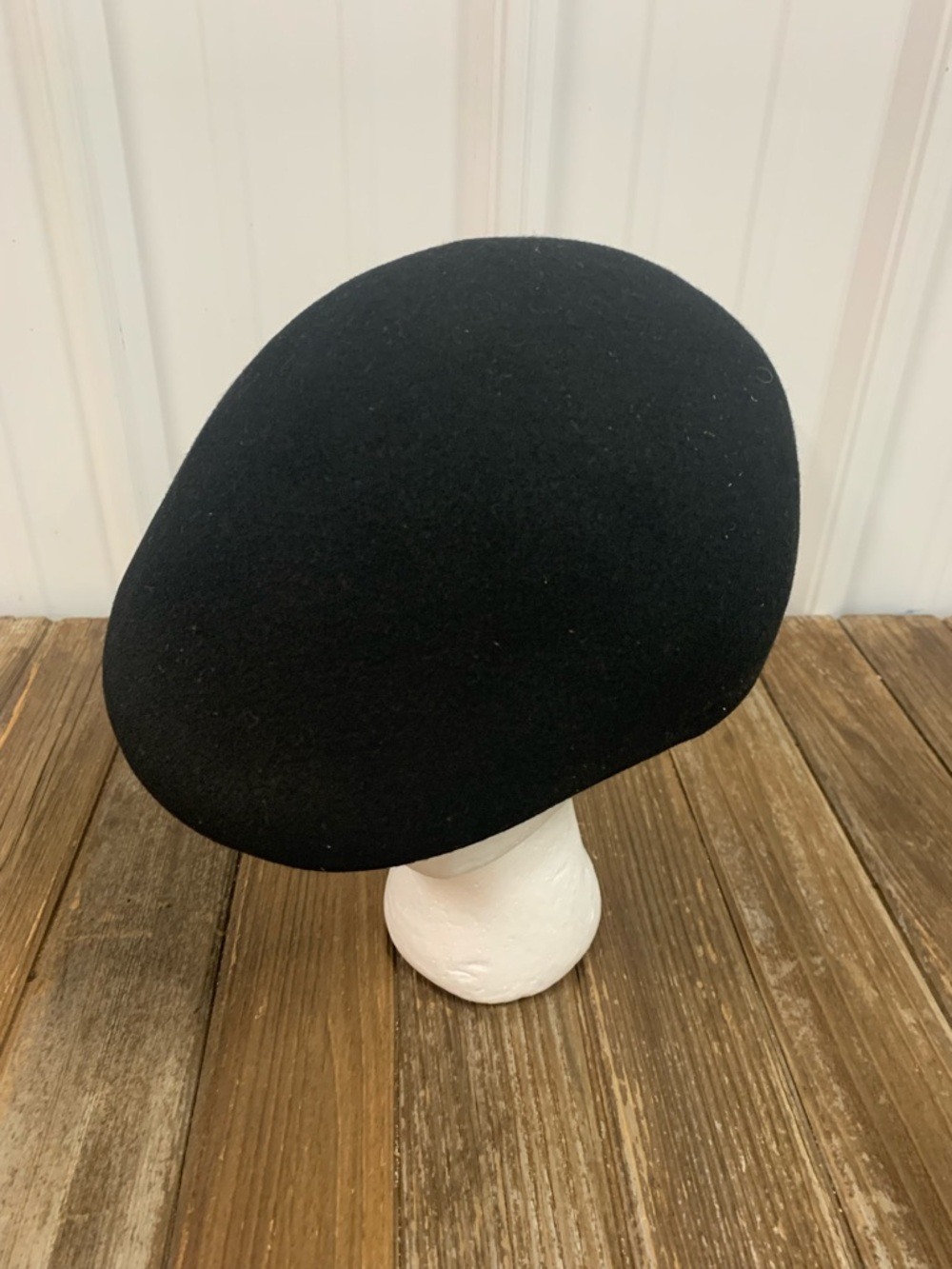 Classic Black Wool Felt Ascot Cap - Men's Fashion Hat